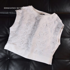 【NEW】  【ERMANNO SCERVINO 】 キッズ フラワー刺繍 トップス