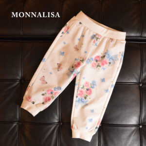 【NEW】  【MONNALISA モナリザ】キッズ ジョガーパンツ｜ 花柄 ジョガーパンツ ロングパンツ